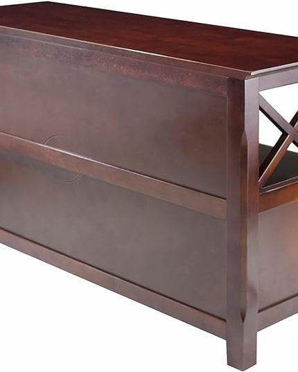 Winsome Xola 40643 Cappuccino TV Stand (40643) - LeafyLoom