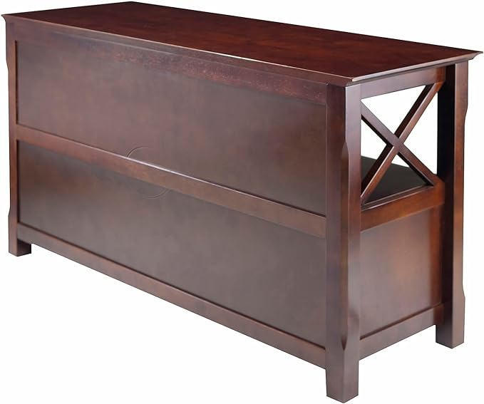 Winsome Xola 40643 Cappuccino TV Stand (40643) - LeafyLoom