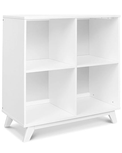 DaVinci Otto Convertible Changing Table and Cubby Bookcase in White - LeafyLoom