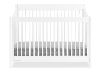 Delta Children Brooks 6-in-1 Convertible Crib - Greenguard Gold Certified, Bianca White - LeafyLoom
