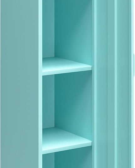 Novogratz Cache Single Metal Locker Storage, Mint Cabinet - LeafyLoom