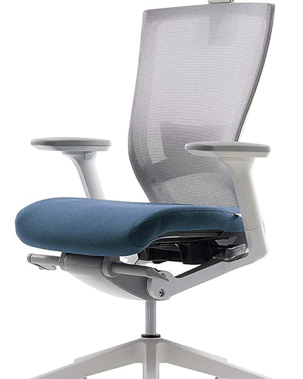 SIDIZ T50 Ergonomic Office Chair : High Performance Home Office Chair with Adjustable Headrest, Lumbar Support, 3D Armrest, Seat Depth, Mesh Back Computer Chair, Alternative Gaming Chair (Blue) - LeafyLoom
