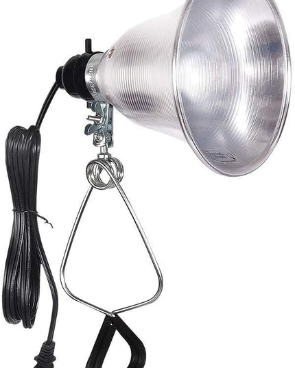 Simple Deluxe Clamp Lamp Light 60 Watt with 5.5 Inch Aluminum Reflector (no Bulb Included), 6 Feet Cord, 1 Pack, Black - LeafyLoom