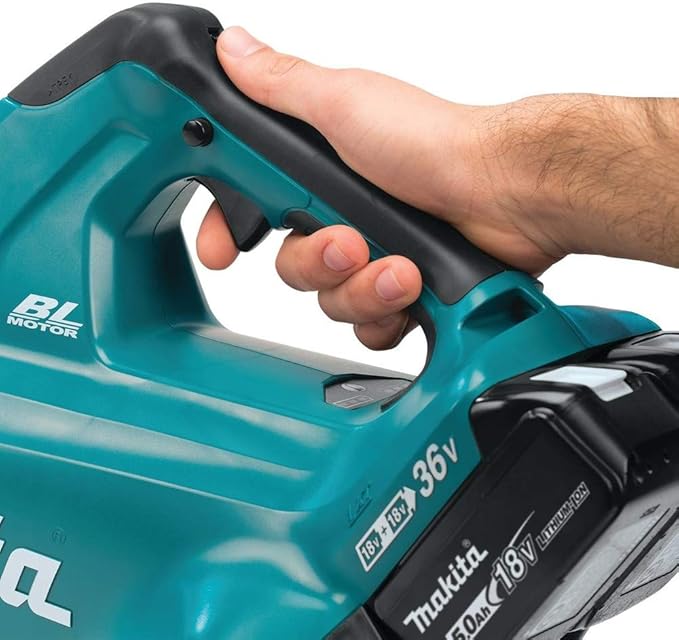 Makita XBU02PT 36V (18V X2) LXT® Brushless Blower Kit, Teal, (5.0Ah) - LeafyLoom