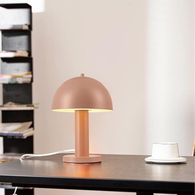 Globe Electric Novogratz x 65861 Olivia 12" Table Lamp, Cork Finish - LeafyLoom
