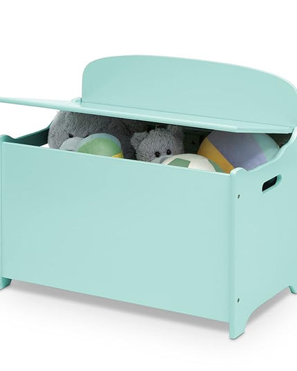 Delta Children MySize Deluxe Toy Box, Mint - LeafyLoom