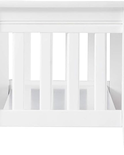 AFI Mission Wood Coffee Table, White (22" x 44") - LeafyLoom