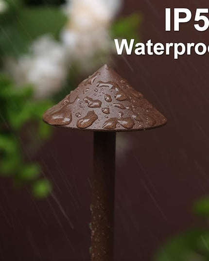 2-Pack 6000mAh Rechargeable LED Table Lamps,Outdoor Cordless Table Lamp Waterproof Portable, 3-Color Stepless Dimmable Modern Lamp for Restaurant/Bedroom(Rust) - LeafyLoom