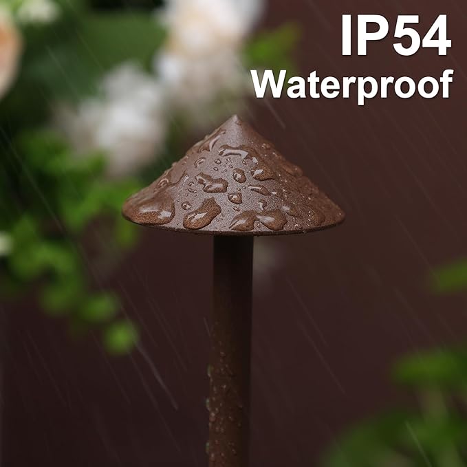 2-Pack 6000mAh Rechargeable LED Table Lamps,Outdoor Cordless Table Lamp Waterproof Portable, 3-Color Stepless Dimmable Modern Lamp for Restaurant/Bedroom(Rust) - LeafyLoom