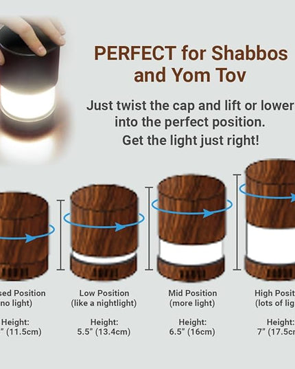 KosherLamp™ 360 Walnut by Kosher Innovations™ - LeafyLoom