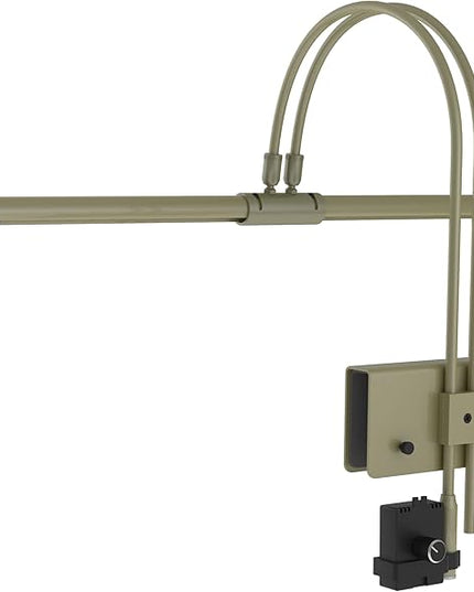 Cocoweb 22" LED Grand Piano Light in Antique Brass with Dimmer Clip - LeafyLoom