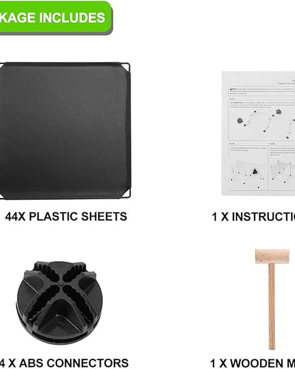 TUMUCUTE Cube Storage Organizer, 12-Cube DIY Plastic Closet Cabinet Modular Bookcase, Storage Shelves for Bedroom Living Room, Office, Black - LeafyLoom