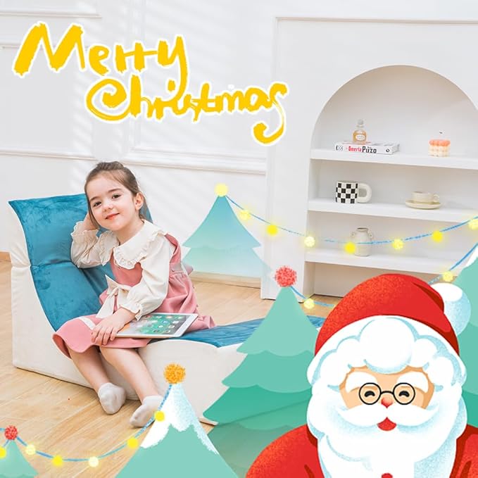 Kids Indoor Chaise Lounge Sofa Bed Foam Comfy Floor Chair for Boys and Girls Folding Lazy Sofa Couch with Back Support Comfy Reading Chair for Toddlers and Teens, Royal Blue - LeafyLoom