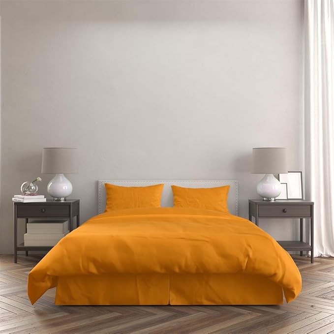 3 Piece Solid Color All Season Bedding Comforter Set Microfiber Soft Lightweight Bedding Set for Kids Teens Adults Room Decor with 1 Comforter and 2 Pillowcases Full - LeafyLoom