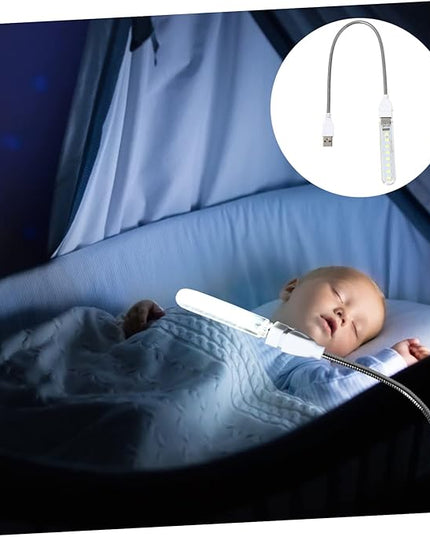 ARTIBETTER U Disk Night Light Indoor Night Lamp Outdoor Camping Light USB Light Atmosphere Light Clip on Desk Lamp Computer Lamp Corridor Light Computer Accessories LED PVC Student Light Bulb - LeafyLoom