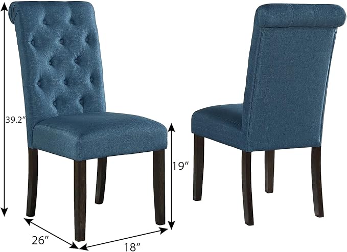NicBex Haerin-SD-00148-LWJ Dining Chairs, 21"x18"x39.2", Beige - LeafyLoom