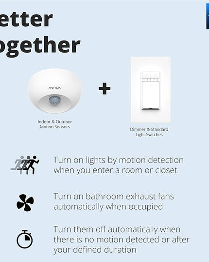 YoLink LoRa 1/4 Mile Wireless Range Smart Motion Detector, Indoor Motion Sensor, Motion Detector, Alexa, IFTTT, YoLink Hub Required YoLink