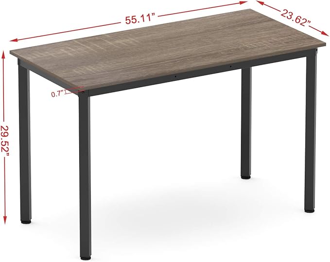 Weehom Computer Desk Home Office Writing Desk Study Laptop/Dining Table - LeafyLoom