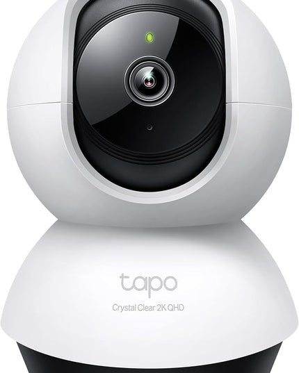 TP-Link Tapo 2K QHD Pan/Tilt Security Camera for Pet Camera, Baby Monitor, Motion Detection, Motion Tracking, 2-Way Audio, Night Vision, Cloud &SD Card Storage, Works w/Alexa & Google Home(Tapo C220) Tapo
