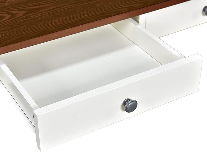 6-Piece Wood Dining Table Set with Drawer, 4 Upholstered Chairs and Bench, for Kitchen, Living Room, Mid-Century Style, Butter Milk, 59" L x 35.4" W x 30.3" H - LeafyLoom