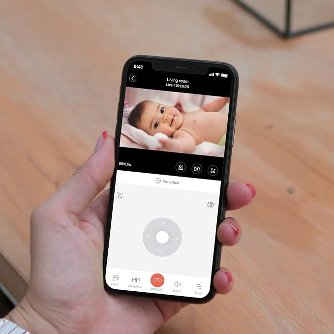 blurams Indoor Camera 2K, Cameras for Home Security 5GHz, 360° Pet Camera w/Motion Tracking, Phone App, 2-Way Audio, IR Night Vision, Siren, Works with Alexa & Google Assistant Blurams