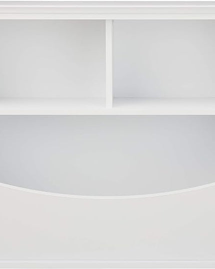 Amazon Basics Children's Multi-Functional 3 Shelf Bookcase and Toy Storage Bin, White, 14.84" D x 31.25" W x 24.56" H - LeafyLoom