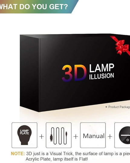 WMH Hockey Night Light with 7 Colors Changing- LED 3D Optical Illusion Lamp for Kids Room Decor and Hockey Fans (Hockey) - LeafyLoom