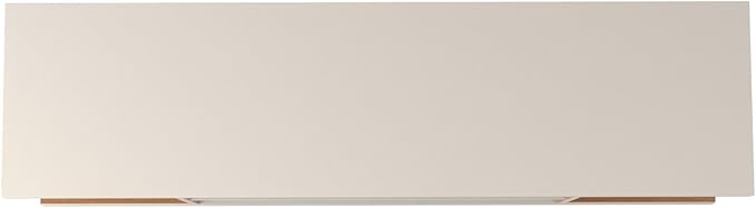Manhattan Comfort Utopia 53.14" Freestanding Entertainment Center for Living Room, Mid Century Modern TV Stand with Shelves, Storage and Media Holes, Fits 50" Screens, 53.14 Inches, Maple Cream - LeafyLoom