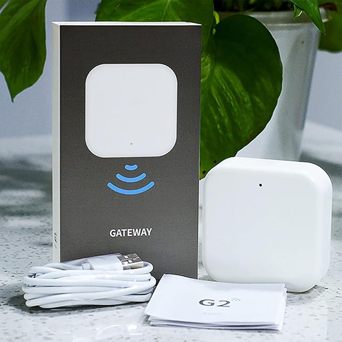 HARFO Wi-Fi Gateway/Wi-Fi Bridge for APP Lock Series, Keyless Entry Electronic Door Lock Bluetooth Lock Wi-Fi Gateway/Wi-Fi Bridge, G2 Gateway, G2 Hub HARFO