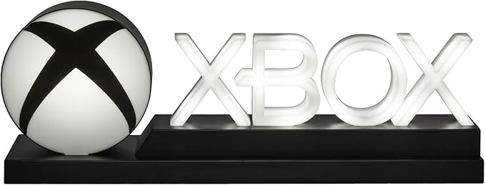 Paladone Xbox Icons Light, Dynamic and Standard Lighting Modes, Licensed Xbox Gaming Desk Accessory & Game Room Decor, Xbox Gift for Men - LeafyLoom