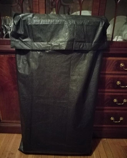 Table Leaf Storage Bag Padded, Heavy Duty Dining Table Leaf Bag, 51 x 24in Extra Thick Flannel Backing Interior/Exterior Dining Table Cover, Scratch Resistant, Fit 50 × 20in Table Leaves - LeafyLoom