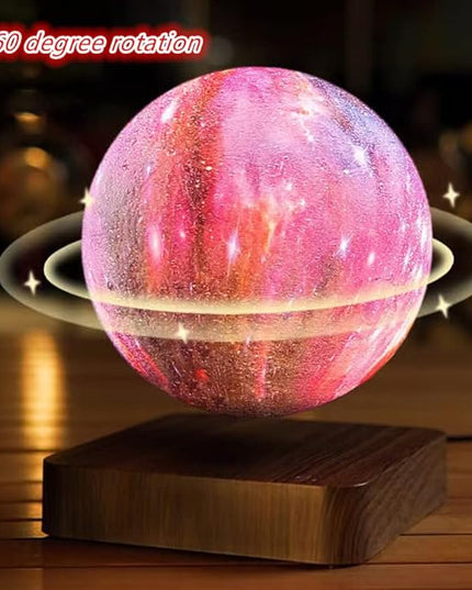 Levitating Moon Lamp Floating and Spinning in Air Freely with Gradually Changing LED Lights Between 3 Colors,Suitable for Room and Office Decoration, Black Technology Products - LeafyLoom