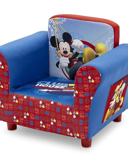Delta Children Upholstered Chair, Disney Mickey Mouse - LeafyLoom