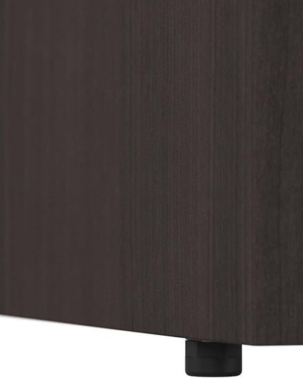 Bush Business Furniture Studio C Bow Front Desk, Computer Table for Home or Professional Office, 72W x 36D, Storm Gray - LeafyLoom
