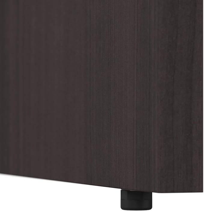 Bush Business Furniture Studio C Bow Front Desk, Computer Table for Home or Professional Office, 72W x 36D, Storm Gray - LeafyLoom