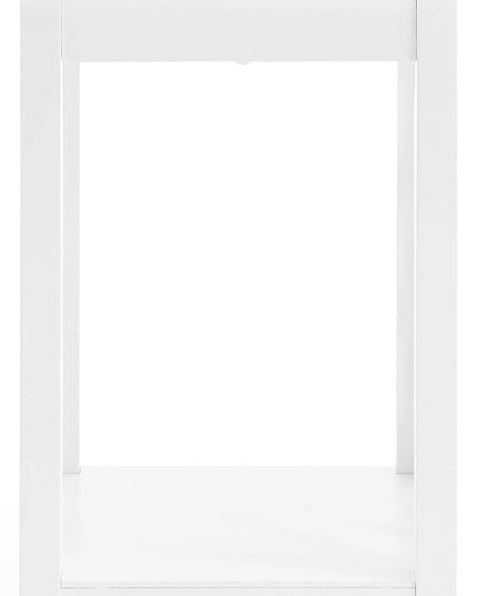 Alaterre Furniture Coventry 36" Coffee Two End Tables with Tray, Set of 3, White - LeafyLoom