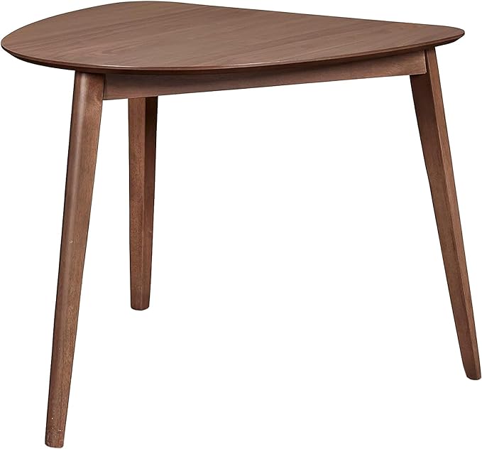 New Classic Furniture Oscar Corner Table, Walnut - LeafyLoom