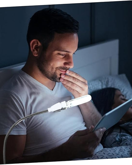 ARTIBETTER 3pcs U Disk Night Light Led Night Light Gooseneck Desk Lamps Indoor Light Bulbs for Her Portable Light Bulb Nightlight Computer Light Field Camping Lights PVC Student - LeafyLoom