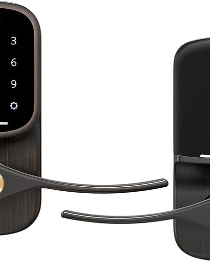Yale Assure Lever, Wi-Fi Smart Door Lever (for Doors with no deadbolt) - Works with Yale Access App, Amazon Alexa, Google Assistant, HomeKit, Phillips Hue and Samsung SmartThings, Bronze Yale
