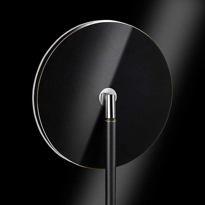 JOOFO Floor Lamp,30W/2400LM Sky LED Modern Torchiere 3 Color Temperatures Super Bright Floor Lamps-Tall Standing Pole Light with Remote & Touch Control for Living Room,Bed Room,Office (Black-Gold) - LeafyLoom