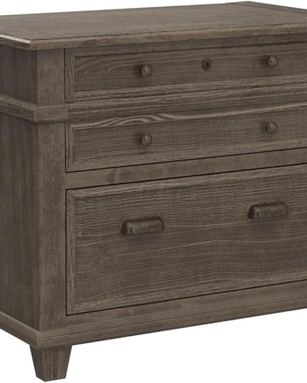 Martin Furniture Lateral File, Weathered Dove - LeafyLoom