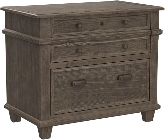 Martin Furniture Lateral File, Weathered Dove - LeafyLoom