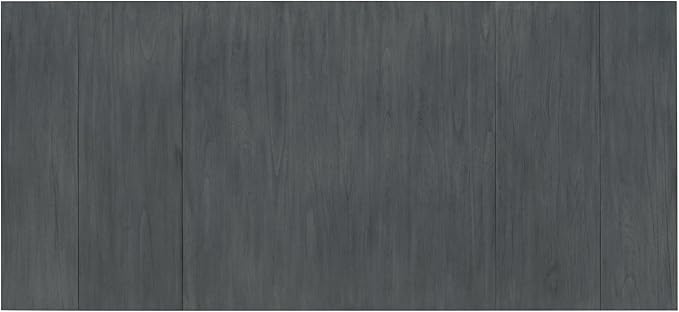 Classic Dining Table Set for 6 with 78' Extendable Rectangular Tabletop with Two 12" W Removable Leaves and 4 Upholstered Chairs & 1 Bench for Kitchen Living Room, Gray+White - LeafyLoom