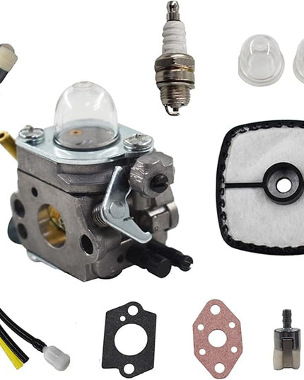 ALL-CARB C1U-K78 Carburetor Replacement for Echo PB200 PS200 ES210 A021000940 with Air Filter Fuel - LeafyLoom