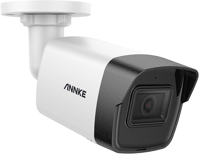 ANNKE C500-5MP Outdoor PoE Security IP Camera with Mic/Audio, 2.8mm Lens (116° FOV), 100 ft Night Vision, IP67 Waterproof, Smart Motion Alerts, RTSP, Surveillance Bullet Cam with SD Card Slot ANNKE