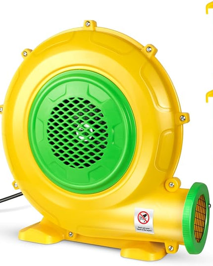 370W 0.5HP Air Blower: Bounce House Blower - Commercial Electric Blower for Inflatables - Work for Bouncy Castle Jump Slides Water slides Inflatable Arch - LeafyLoom