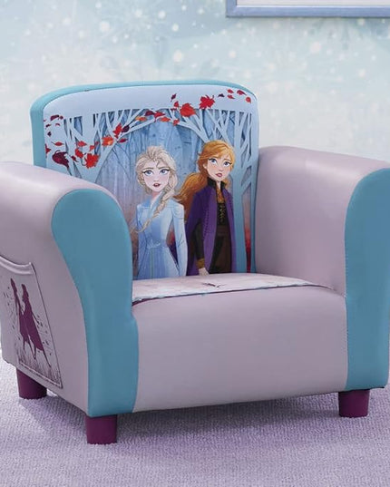 Delta Children Kids Character Upholstered Chair, Disney Frozen II - LeafyLoom