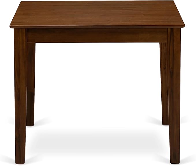 East West Furniture OXLA5-AWA-05 Oxford 5 Piece Dining Set Includes a Square Kitchen Table and 4 Parson Chairs, 36x36 Inch - LeafyLoom