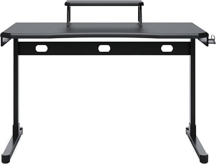 Signature Design by Ashley Lynxtyn Contemporary 48" Home Office Writing Desk, Black - LeafyLoom