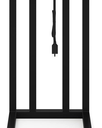 SIMPLIHOME Hayward Modern Industrial 19 Inch Wide Metal Side Table in Natural, Fully Assembled, For the Living Room and Bedroom - LeafyLoom